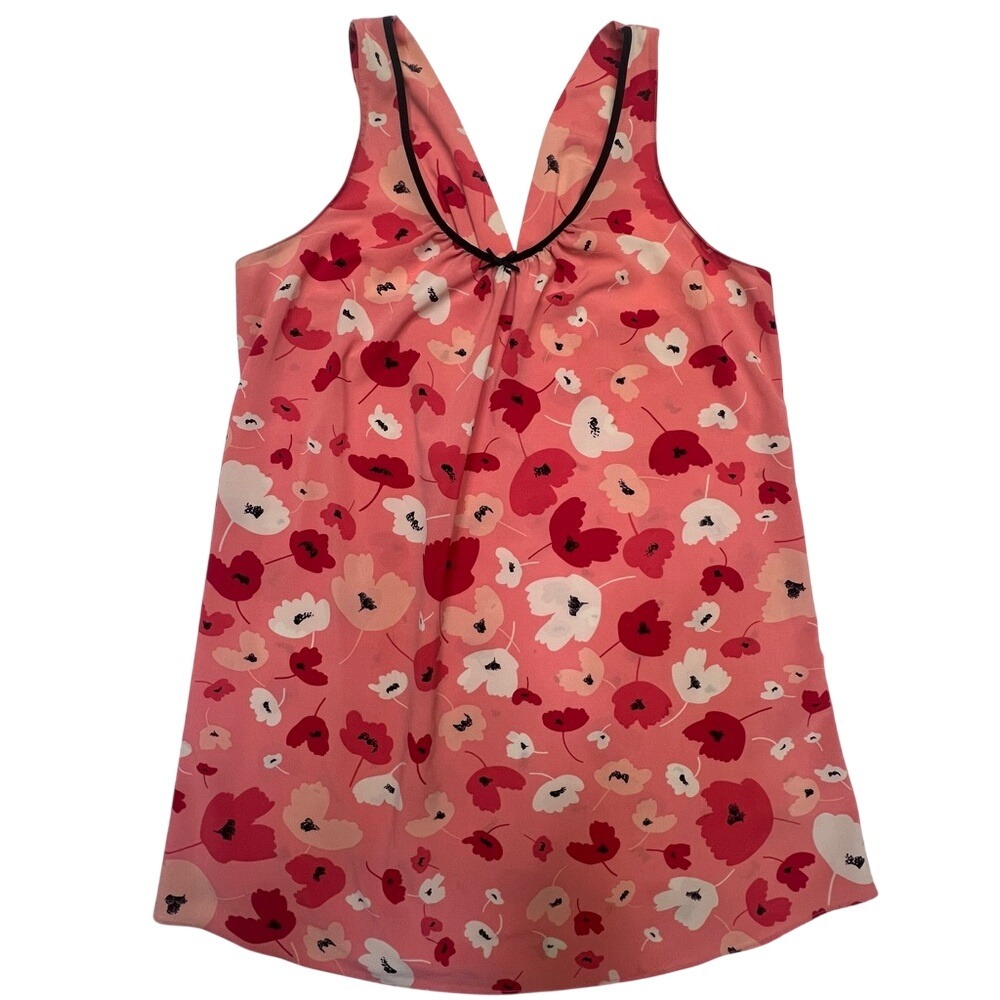 Oscar de la Renta Pink Label Night Gown Chemise with Floral Print Size M‎